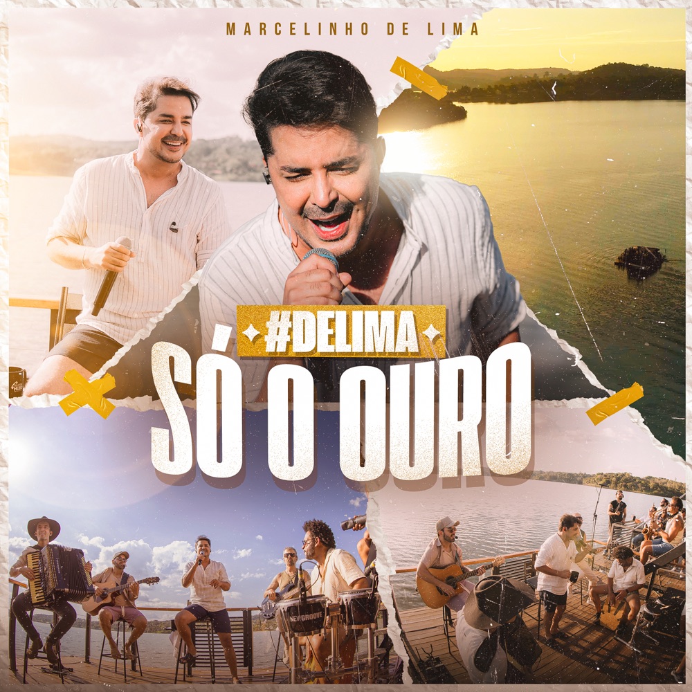 Capa de DeLima Só o Ouro, Marcelinho De Lima